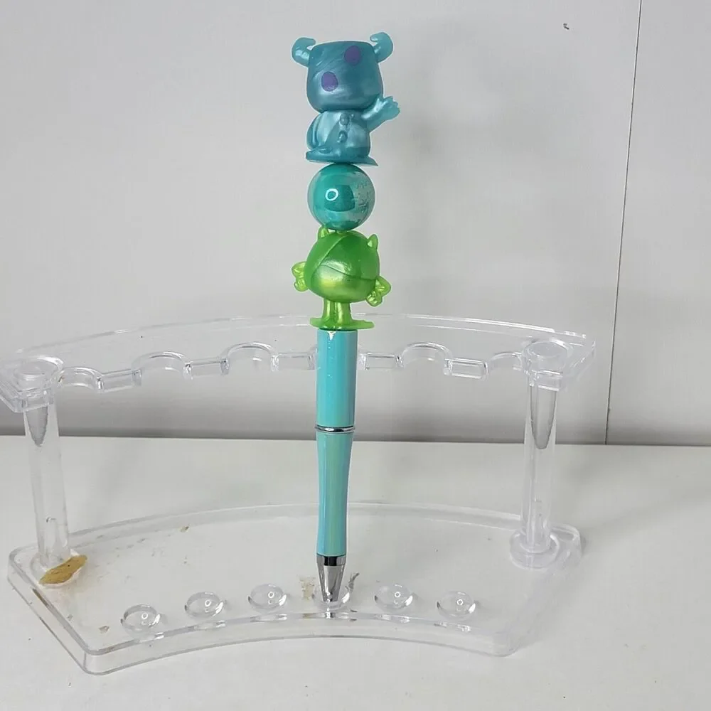 Disney Doorables Beaded Pen Mike Wazowski and Sulley from Monsters Inc